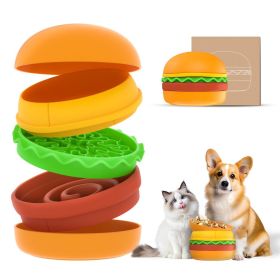 5-in-1 Burger Pet Bowls Set - Tilted Bowl, Elevated Bowl, Slow Feeder, Lick Mat, Non-slip Bowl for Dog & Cat(Carrier: USPS GOFO UniUni) 5-in-1 Burger Pet Bowls Set - Tilted Bowl, Elevated Bowl, Slow Feeder, Lick Mat, Non-slip Bowl for Dog & Cat(Carrier: USPS GOFO UniUni)